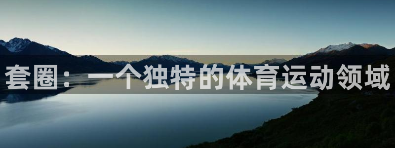 米兰体育app：套圈：一个独特的体育运动领域